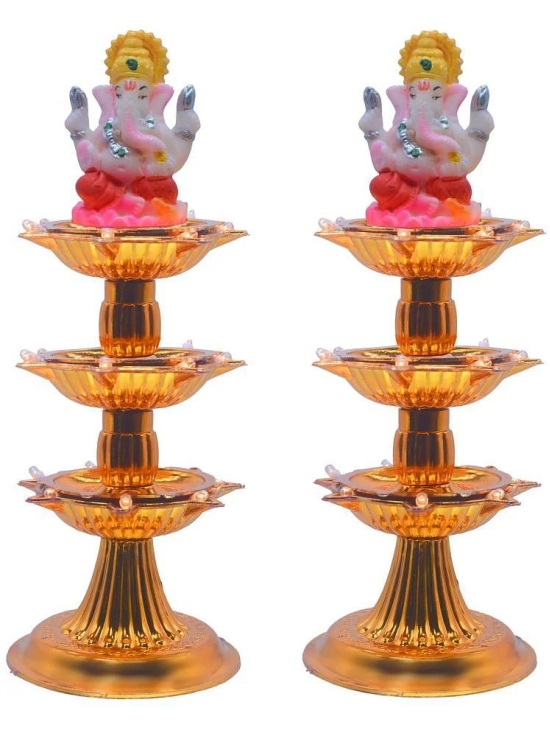 JMALL Plastic Electric Diya - Pack of 2