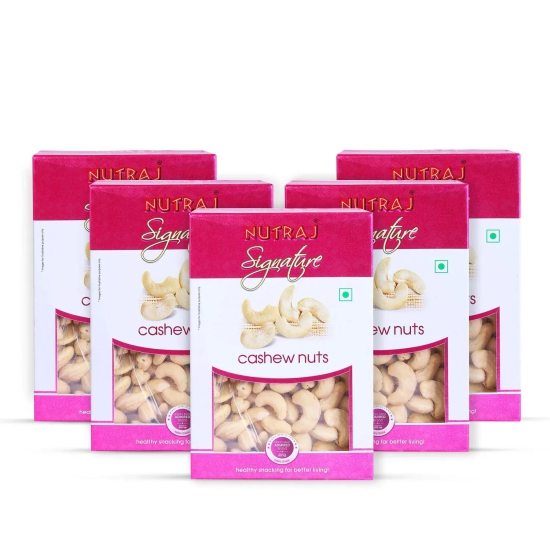 Nutraj Signature Cashew Nuts 200gm (W240) 200g (Pack of 5)