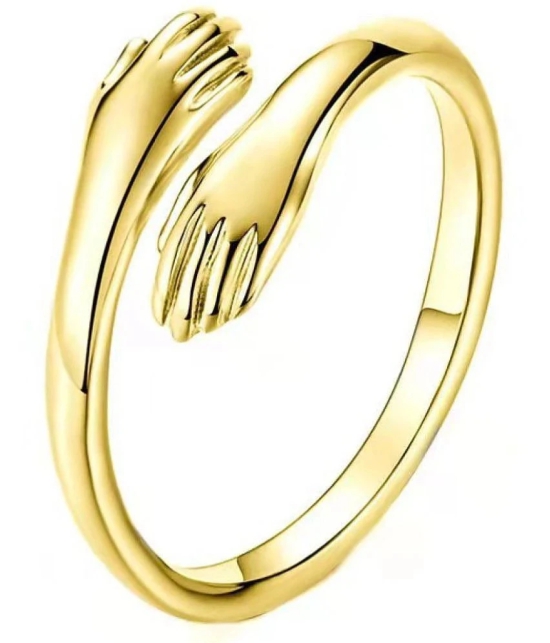 FASHION FRILL - Gold Rings ( Pack of 1 ) - None