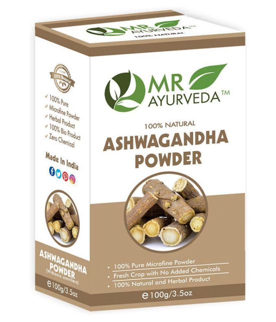 MR Ayurveda Organic Ashwagandha Powder Hair Scalp Treatment 300 g Pack of 3