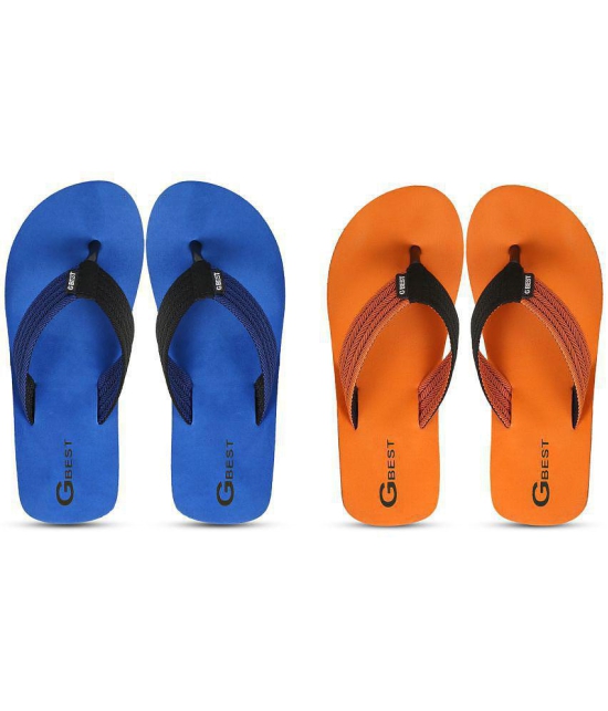 GBest Multicolor Mens Thong Flip Flop - None