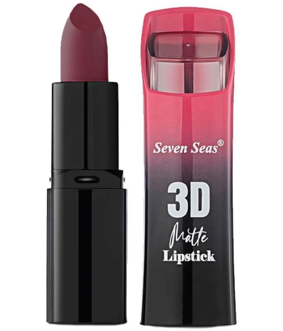 Seven Seas 3D Matte Lipstick | Long Lasting | Waterproof Matte Lipstick for Women (Chestnut Rose 2)