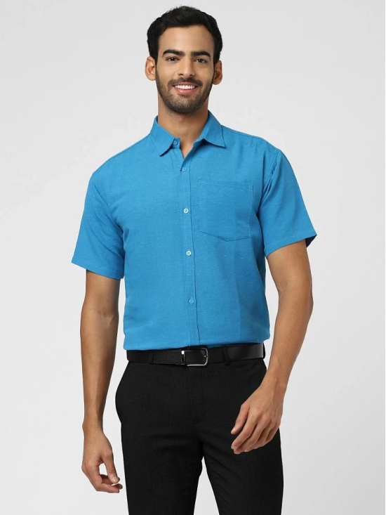 DESHBANDHU DBK - Blue Cotton Regular Fit Mens Casual Shirt ( Pack of 1 ) - None