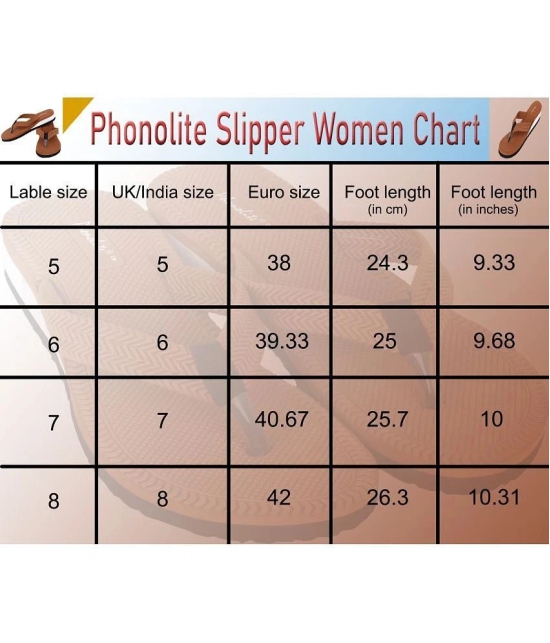 Phonolite Brown Womens Thong Flip Flop - None