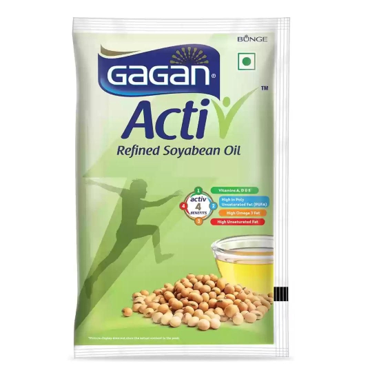 Gagan Soyabean Refined Oil 1 Ltr