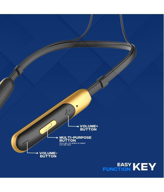 Bell  BLBHS 140  Bluetooth Bluetooth Earphone In Ear Powerfull Bass Gold
