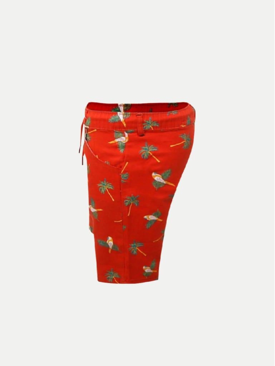 Boys Orange Tropical Shorts