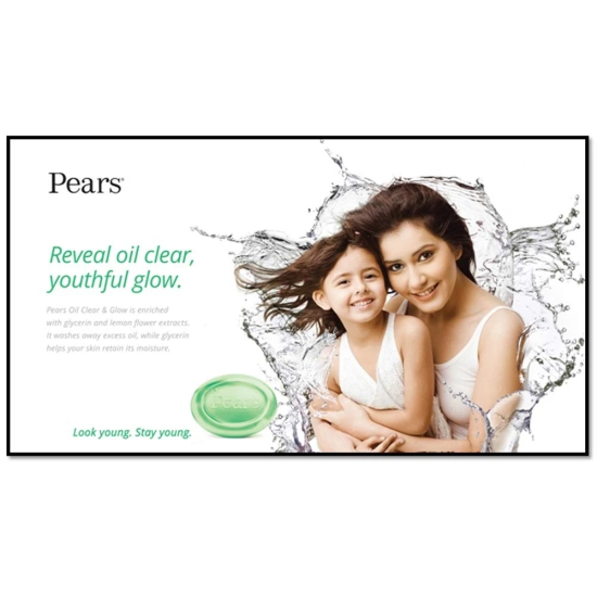 Pears Oil Clear & Formula Soap 75gm (Pack of 8)