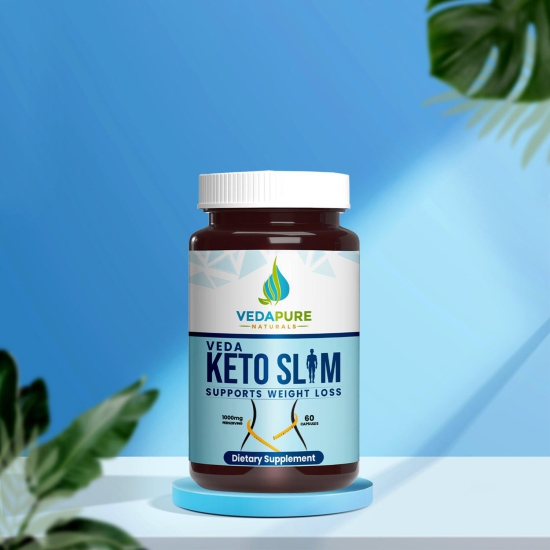 Vedapure Naturals Keto Slm Advanced Supports  Metabolism Supplement 60 Capsules