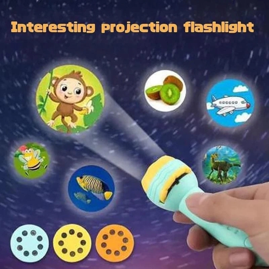 Uttamrobotics Slide Flashlight Torch Education Learning Kids Toy