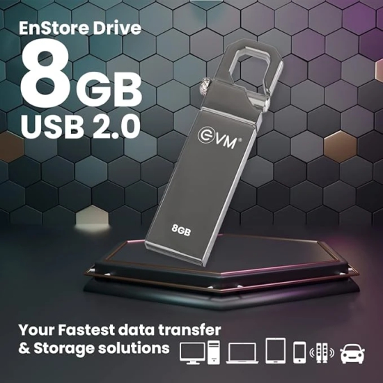 EVM 8GB Metal USB 2.0 Pendrive