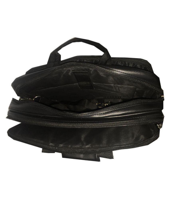 Apnav - Black P.U Office Bag