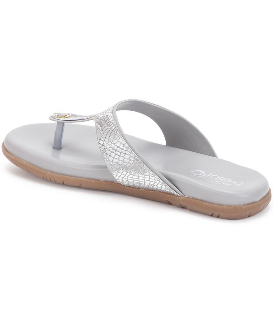 ORTHO JOY - Gray Women's Flats - None