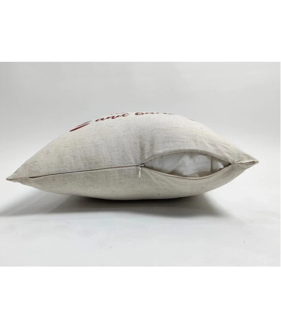 NUEVOSGHAR Single Beige Cotton Filled Cushion