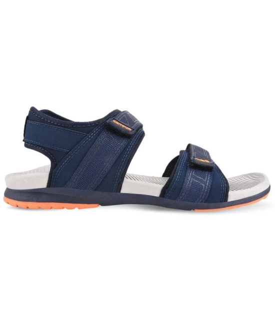 Campus - NavyBlue Mens Floater Sandals - None