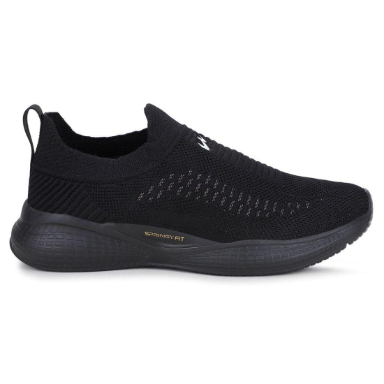 Campus Vayu Black Grey Mens Walking Shoes