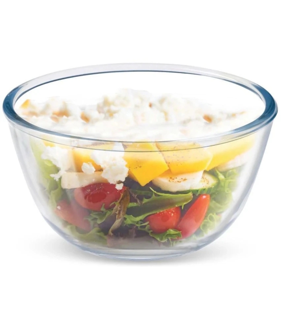 Treo By Milton 1000 Ovensafe Mixing Borosilicate Glass Bowl, 1130 ml, Transparent - Transparent