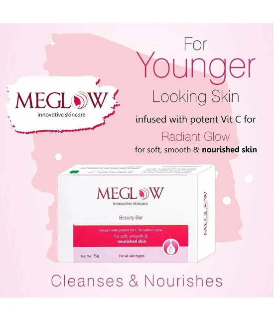 Meglow Beauty Soap for All Skin Type ( Pack of 5 )