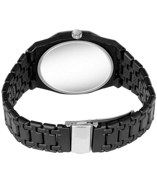 acnos Black Stainless Steel Analog Men's Watch