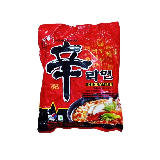 Nongshim Shin Ramyun Noodle Soup, 120 Gm