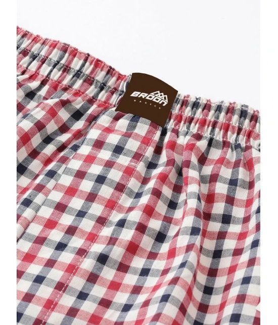 broon Multicolor BOXER SHORTS Cotton Men's Boxer- ( Pack of 3 ) - None