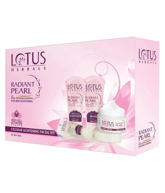 Lotus Herbals Radiant Pearl Facial Kit 5in1 170g