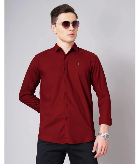 Paul Street - Red 100% Cotton Slim Fit Mens Casual Shirt ( Pack of 1 ) - None