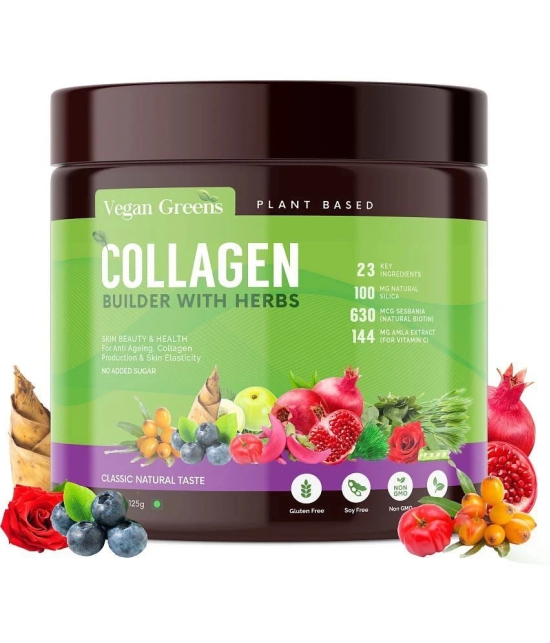 Natural Collagen Builder For Anti Ageing Beauty, Skin Elasticity 125g Classic Natural