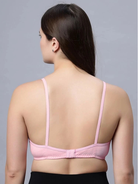 IN CARE LINGERIE Pink Cotton Non Padded Womens Everyday Bra ( Pack of 1 ) - None