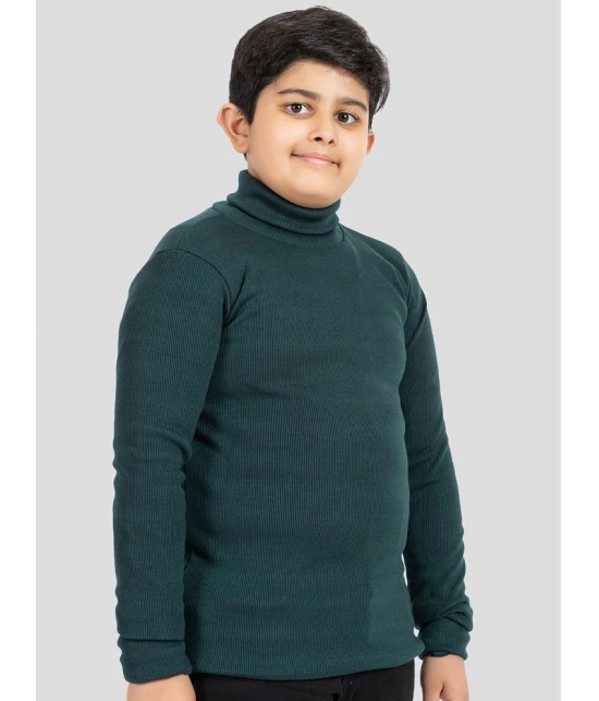 YHA - Dark Green Woollen Boys T-Shirt ( Pack of 1 ) - None