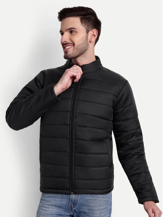 Zeffit Polyester Mens Puffer Jacket - Black ( Pack of 1 ) - None