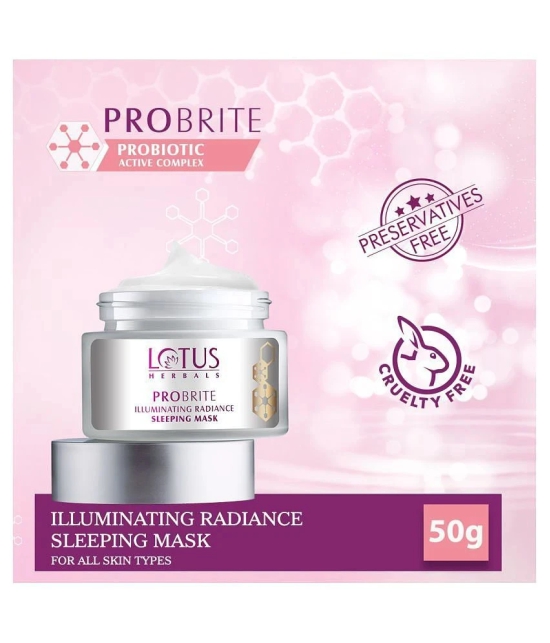 Lotus Herbals Probrite Radiance Sleeping Mask 50gm