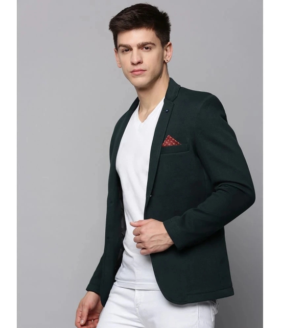 Showoff Cotton Blend Mens Blazer - Green ( Pack of 1 ) - None