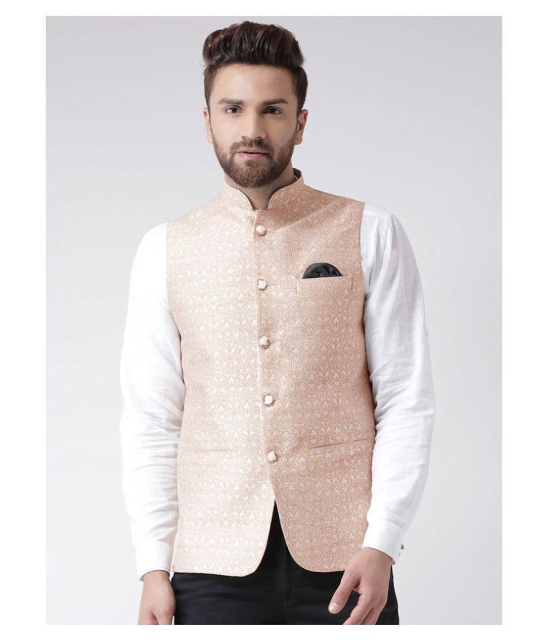 Hangup Multi Polyester Blend Nehru Jacket - None