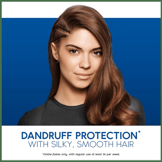 Head & Shoulders Smooth & Silky Anti-Dandruff Shampoo - Smooth Hair From Root To Tip, Upto 100% Dandruff Free, 180 Ml