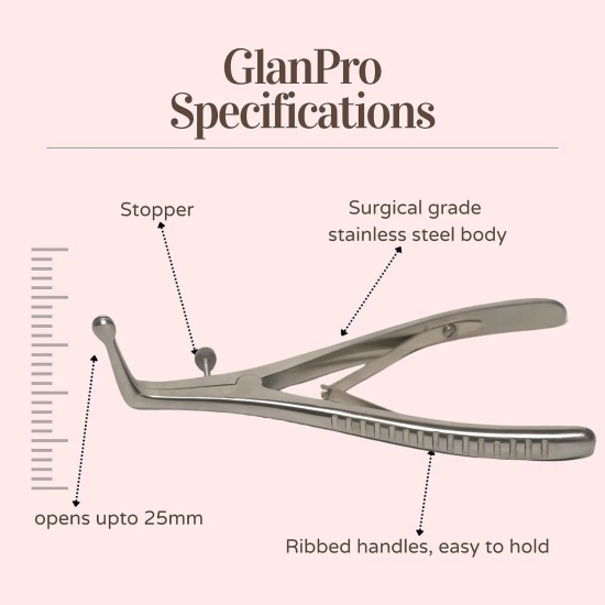 Vajraang GlanPro - Stretching tool for phimosis | Works on pinhole phimosis to Type 1