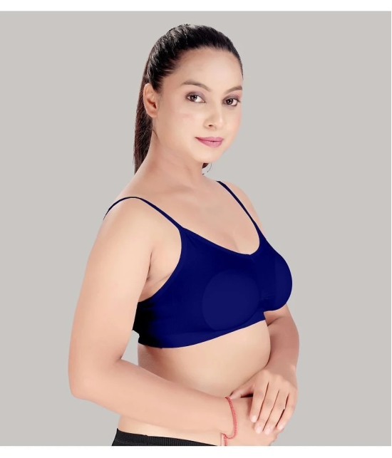 haya fashion Blue Polyester Non Padded Womens Bralette Bra ( Pack of 1 ) - None