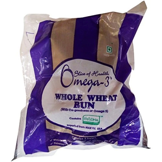 Omega Whole Wheat Bun, 100 Gm