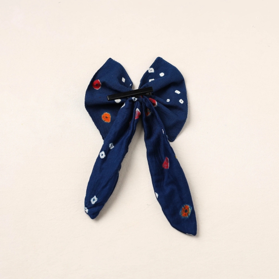 Handmade Fabric Butterfly Bow Hair Clip 08