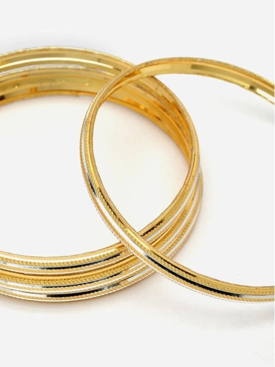 Zeneme Gold Bangle ( Pack of 4 ) - None