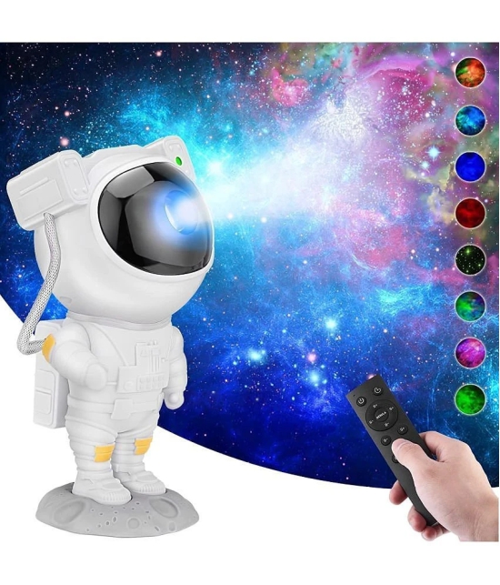 GIT Astronaut Galaxy Projector with Remote Control - 360Â° Adjustable Timer Kids Astronaut Nebula Night Light