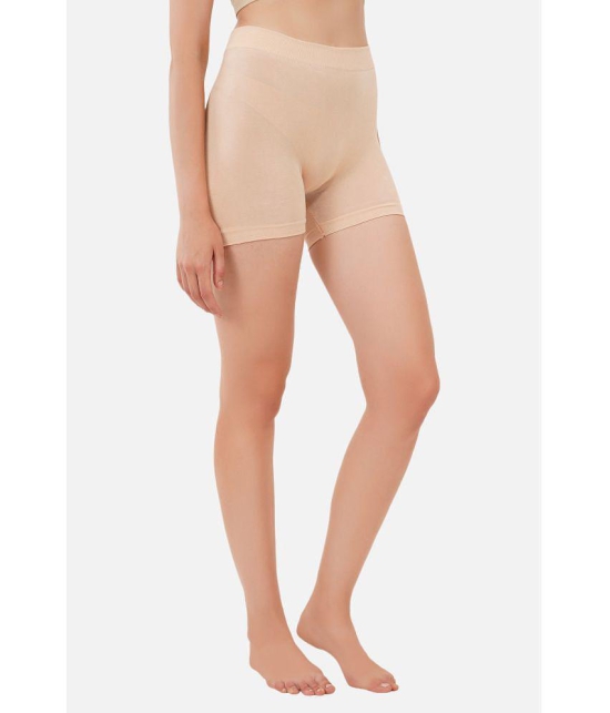 SELETA Cotton Capris - Beige Single - None