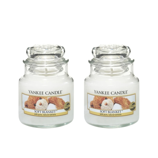 Yankee Candle Classic  Jar Soft Blanket Scented Candles - Pack of 2