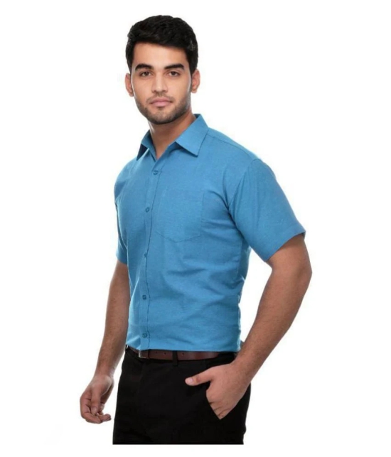 DESHBANDHU DBK - Blue Cotton Regular Fit Mens Casual Shirt (Pack of 1 ) - None