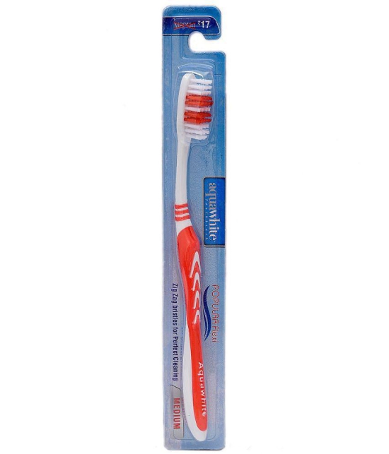 aquawhite Popular Flexi (pack of 12) Toothbrush AN-214