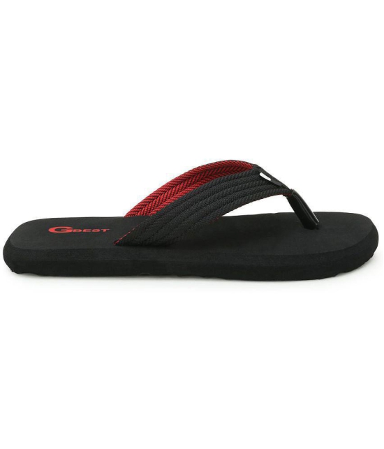 GBest - Black Men''s Thong Flip Flop - None