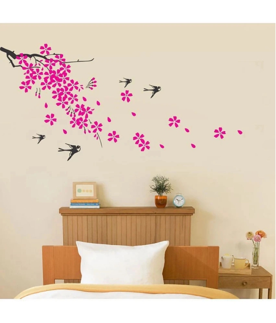 Decor Villa Round Flowers Vinyl Wall Stickers