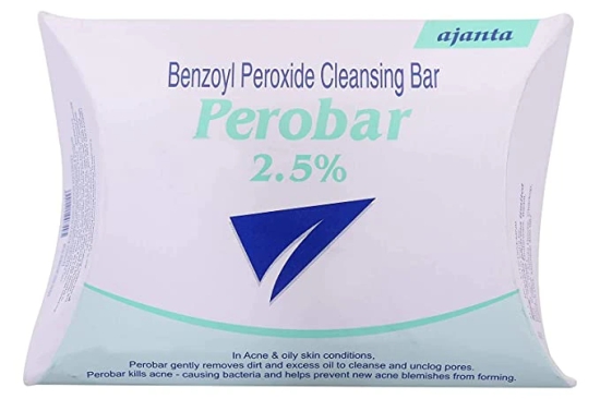 Perobar 2.5% Cleansing Bar 75GM ,PACK OF 3