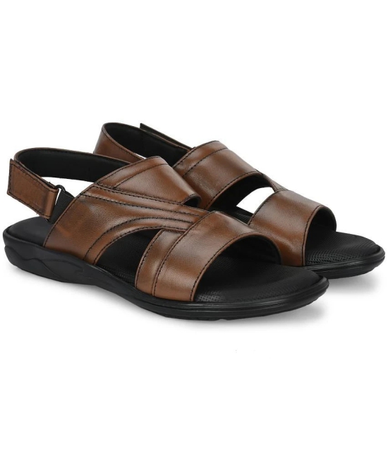 Leeport - Tan Mens Sandals - None