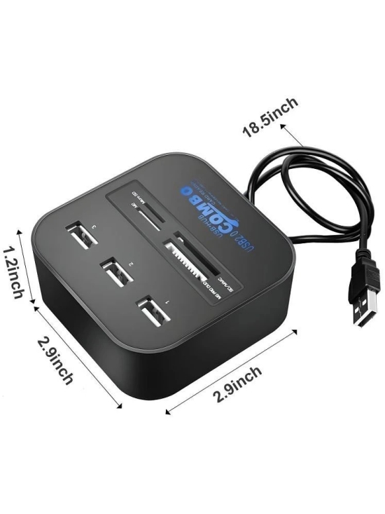 UGPro 3 port USB Hub with all in one Multi Card Reader Combo